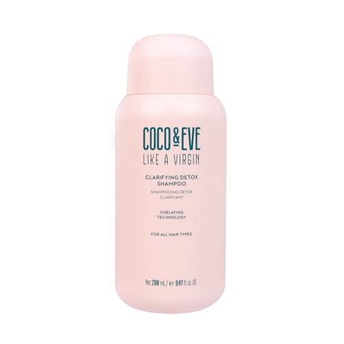 Shampoo Purificante E Illuminante Coco And Eve. Rimuove L'Acqua Dura E L'Eccesso Del Prodotto. Con Aceto Di Sidro Di Ibisco Per Purificare Il Cuoio Ca