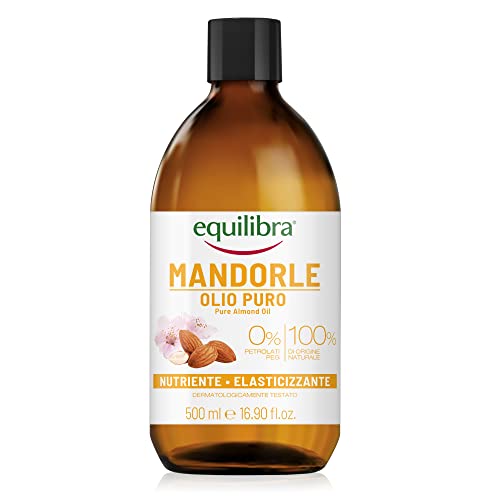 Equilibra Corpo, Olio Di Mandorle Puro, Olio Di Mandorle Dolci, Protettivo, Nutriente Ed Elasticizzante, Aiuta A Prevenire Le Smagliature In Gravidanz