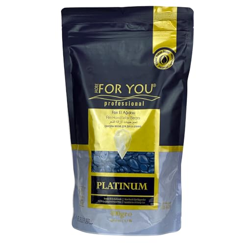 More For You Platinum Seed Hand Wax Fagioli 500 G – Cera Calda Per La Depilazione Hot Wax Sir Agda In Sacchetto Richiudibile