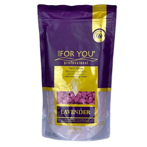 More For You Seed Hand Wax - Cera Calda Per Depilazione A Caldo, 500 G, In Sacchetto Richiudibile (Lavanda)