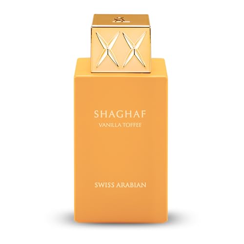 Swiss Arabian Shaghaf Vanilla Toffee Eau De Parfum Unisex 75Ml – Una Dolcezza Decadente Di Caramello E Ricco Caffè Arabica – Profumo Dolce Seducente