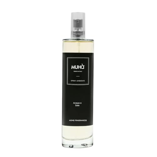 Muha' | Spray Profumatore Per Ambienti, Fragranza Acqua E Sale, Formato Da 100 Ml