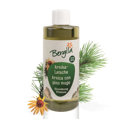 Bergila Frizione All'Arnica Con Pino Mugo 250 Ml Ecobio - 100% Naturale Di Materia Prima Biologica - Qualità Controllata E Certificata
