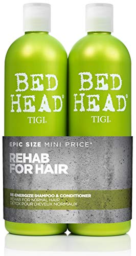 Bed Head By Tigi | Set Shampoo E Balsamo Re-Energise | Trattamento Professionale Per Capelli Detergente E Condizionante | Ideale Per Tutti I Tipi Di C