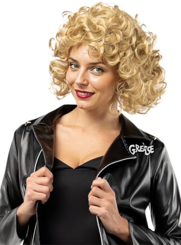 Funidelia | Parrucca Di Sandy - Grease Per Donna Anni 50: Rock & Roll, Pink Ladies, T-Birds, Grease - Accessori Per Adulto, Accessorio Per Costume - M