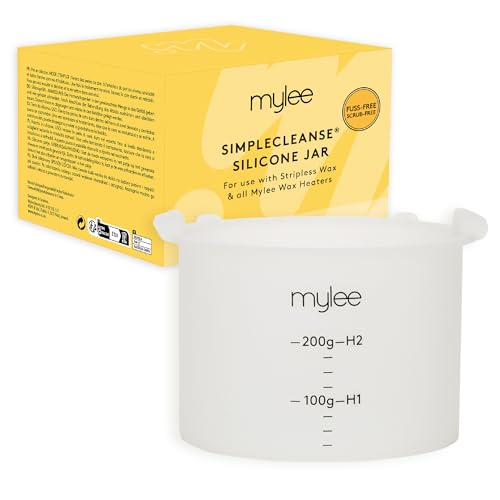Mylee Vaschetta In Silicone Per Ceretta Con Tecnologia Simplecleanse: Conveniente, Igienica E Resistente, Adatta Alla Maggior Parte Degli Scaldacera,
