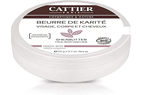 Cattier - Burro Di Karité, 100% Biologico, 20 G