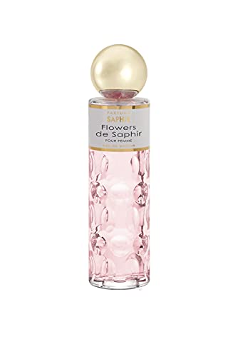 Parfums Saphir Flowers De Saphir, Eau De Parfum Con Vaporizzatore Da Donna, 200 Ml