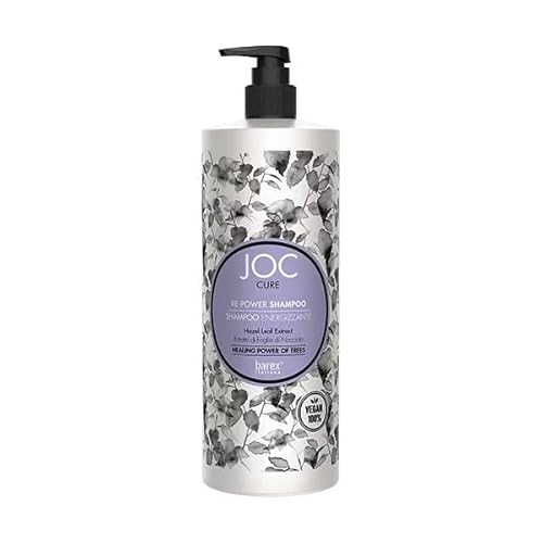 Barex Joc Cure Vegan Shampoo Energizzante 1000 Ml Con Estratto Di Foglia Di Nocciolo