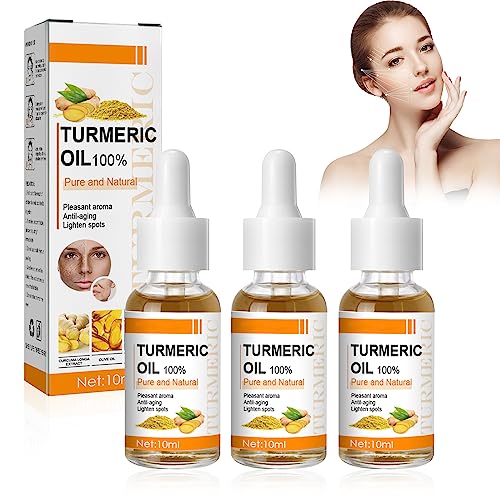 Horuili® Turmeric Serum, Siero Viso Riparatore Alla Curcuma, Siero Alla Curcuma Per Correggere Le Macchie Scure, Illumina E Uniforma I Toni Della Pell