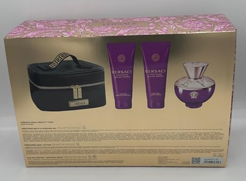 Versace Dylan Purple 3-Piece Profumo Gift Set (Eau De Parfum 100 Ml, Shower Gel 100 Ml, Body Lotion 100 Ml)