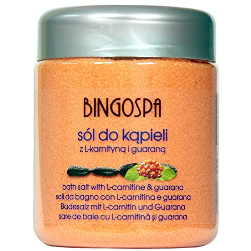 Sale Da Bagno Schiumogeno Con L-Carnitina E Guaranà Per Una Pelle Soda, Rinfrescante, Rilassante 580 G Bingospa