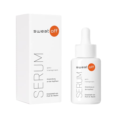 Sweat-Off Siero Antitraspirante 30 Ml Contro La Sudorazione, Siero Contro La Sudorazione Della Testa, Antiperspirant Contro Il Sudore Sulla Testa