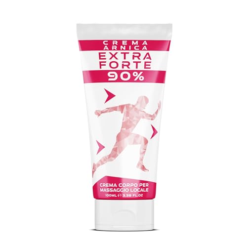 Crema All'Arnica 90% - Ideale Per Il Massaggio Locale. Da Utilizzare In Caso Di Dolori Muscolari, Stati Infiammatori E Distorsioni. Azione Lenitiva, S