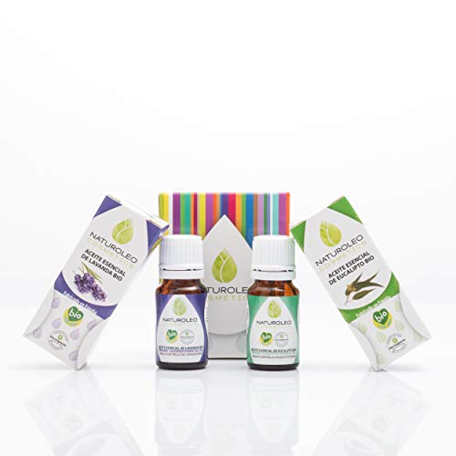 Naturoleo Cosmetics, Olio Essenziale (Lavanda Ed Eucalipto) - 2 Pezzi