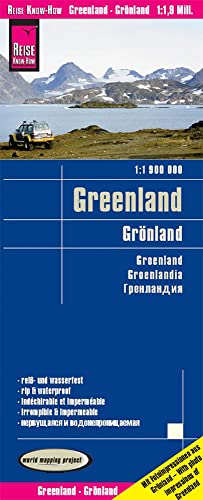 Reise Know-How Landkarte Grönland / Greenland (1:1.900.000): Reiß- Und Wasserfest (World Mapping Project)