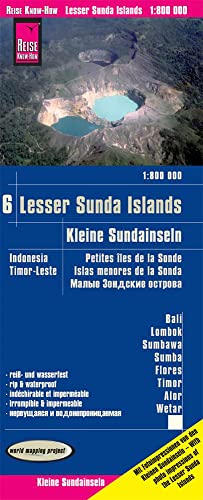 Indonesia 6 Lesser Sunda Islands: Reiß- Und Wasserfest (World Mapping Project) (Indonesia 6 Lesser Sunda Islands (1:800.000): Bali, Lombok, Sumbawa, S