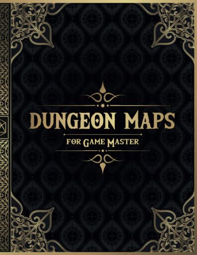 Dungeon Maps For Game Master: 50 Unique And Customizable Dungeon Maps For Dnd Tabletop Role-Playing Games