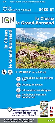 La Clusaz Grand Bornand 1:25 000: 3430/Et