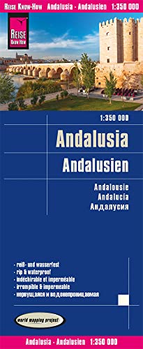 Andalucia (2022): (World Mapping Project) (Andalucia (1:350.000)): Reiß- Und Wasserfest (World Mapping Project)