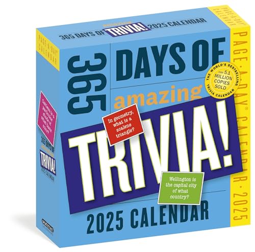 365 Days Of Amazing Trivia Page-A-Day® Calendar 2025: The World'S Bestselling Trivia Calendar