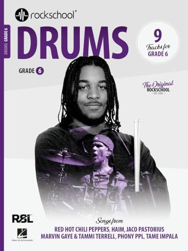 Rockschool Drums Grade 6 (2024). Includes Audio Online
