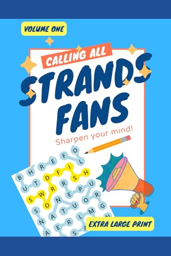Fun New Word Game! Strands Fans - Vol 1 - Extra Large Print! 100 Games Made In The Usa! Brain Puzzles To Exercise Your Mind! Nyt Strands Game Version: