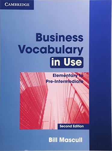 Business Vocabulary In Use Elementary To Pre-Intermediate With Answers