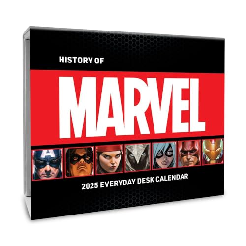 2025 Calendar Marvel Page To View Block Desk Calendar Official Product