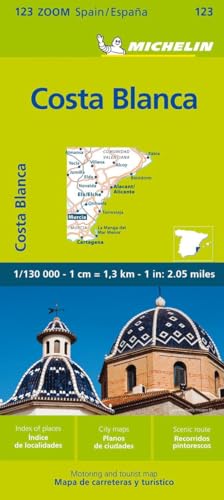 Michelin Costa Blanca: Straßen- Und Tourismuskarte 1:130.000: 123