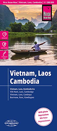 Vietnam, Laos, Cambodia (1:1.200.000): Reiß- Und Wasserfest (World Mapping Project)