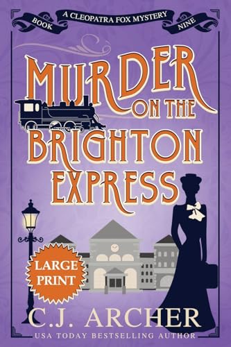 Murder On The Brighton Express: Large Print: 9