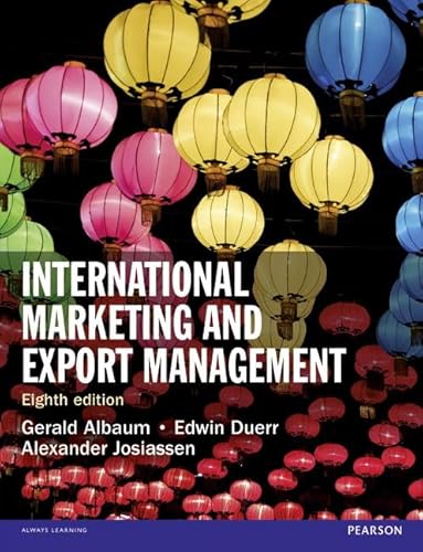 International Marketing And Export Management