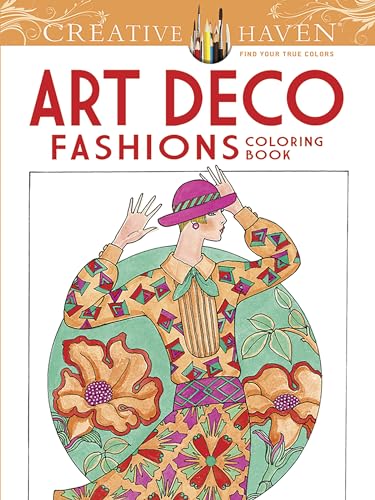 Art Deco Fashions Adult Coloring Book