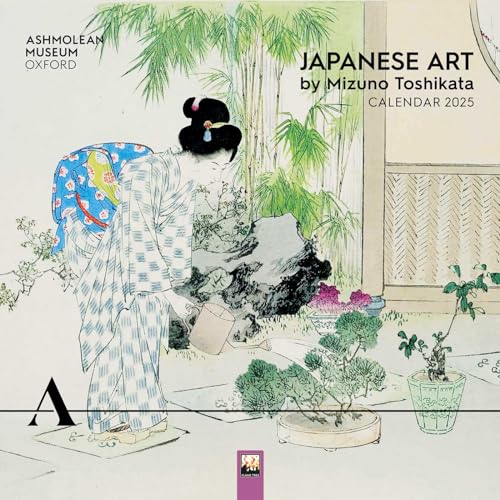 Ashmolean Museum: Japanese Art By Mizuno Toshikata Wall Calendar 2025: Art Calendar