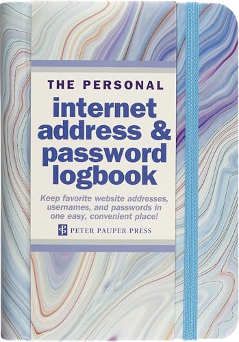 Blue Agate The Personal Internet Address & Password Logbook