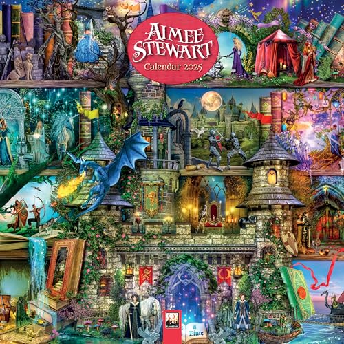 Aimee Stewart Wall Calendar 2025: Art Calendar