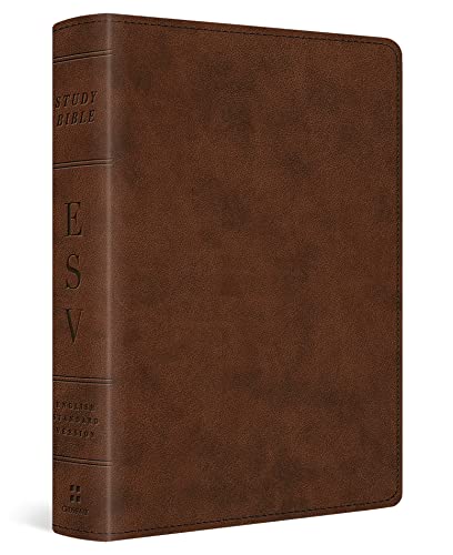 Esv Study Bible: Personal Size Trutone, Brown