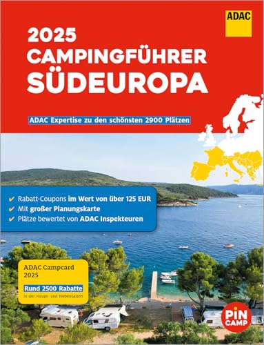 Adac Campingführer Südeuropa 2025: Mit Adac Campcard Und Planungskarten