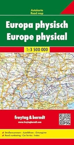 Europa Fisica 1:3.500.000: Wegenkaart 1:3 500 000: 2201