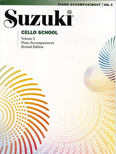 Suzuki Cello Pi Acc 5 Rev. [Lingua Inglese]: Piano Accompaniment