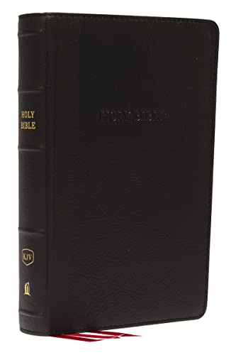 The Holy Bible: King James Version, Black Genuine Leather, Giant Print Personal Size Reference Bible: Red Letter Edition