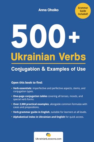 500+ Ukrainian Verbs: Conjugation And Examples Of Use