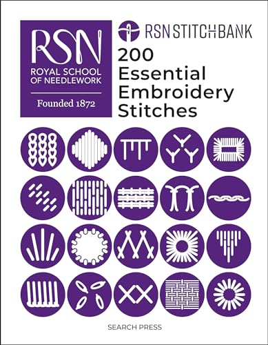 The Royal School Of Needlework Stitch Bank: 200 Essential Embroidery Stitches
