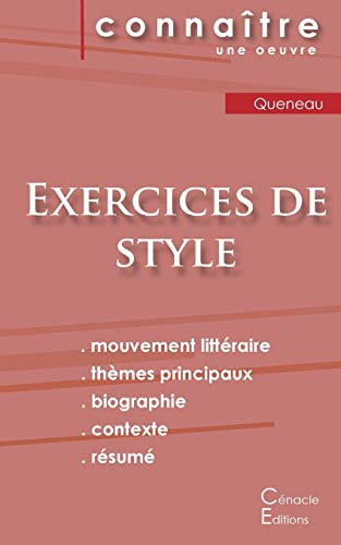 Exercices De Style: Fiche De Lecture