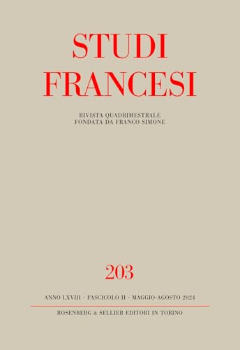 Studi Francesi (Vol. 203)