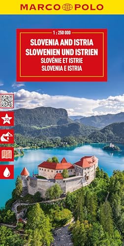 Marco Polo Maps Slovenia And Istria: Wegenkaart Schaal 1 : 250.000