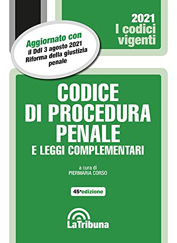 Codice Di Procedura Penale E Leggi Complementari 2/2021