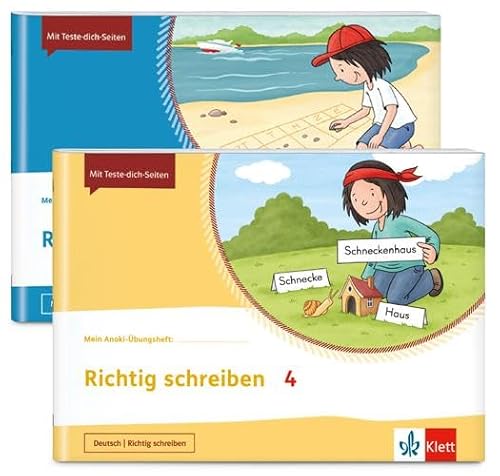 Mein Anoki-Übungsheft - Paket Richtig Schreiben / Richtig Rechnen 4: 2 Hefte Im Paket: Richtig Schreiben | Richtig Rechnen Klasse 4