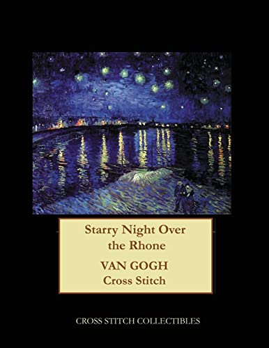 Starry Night Over The Rhone: Van Gogh Cross Stitch Pattern